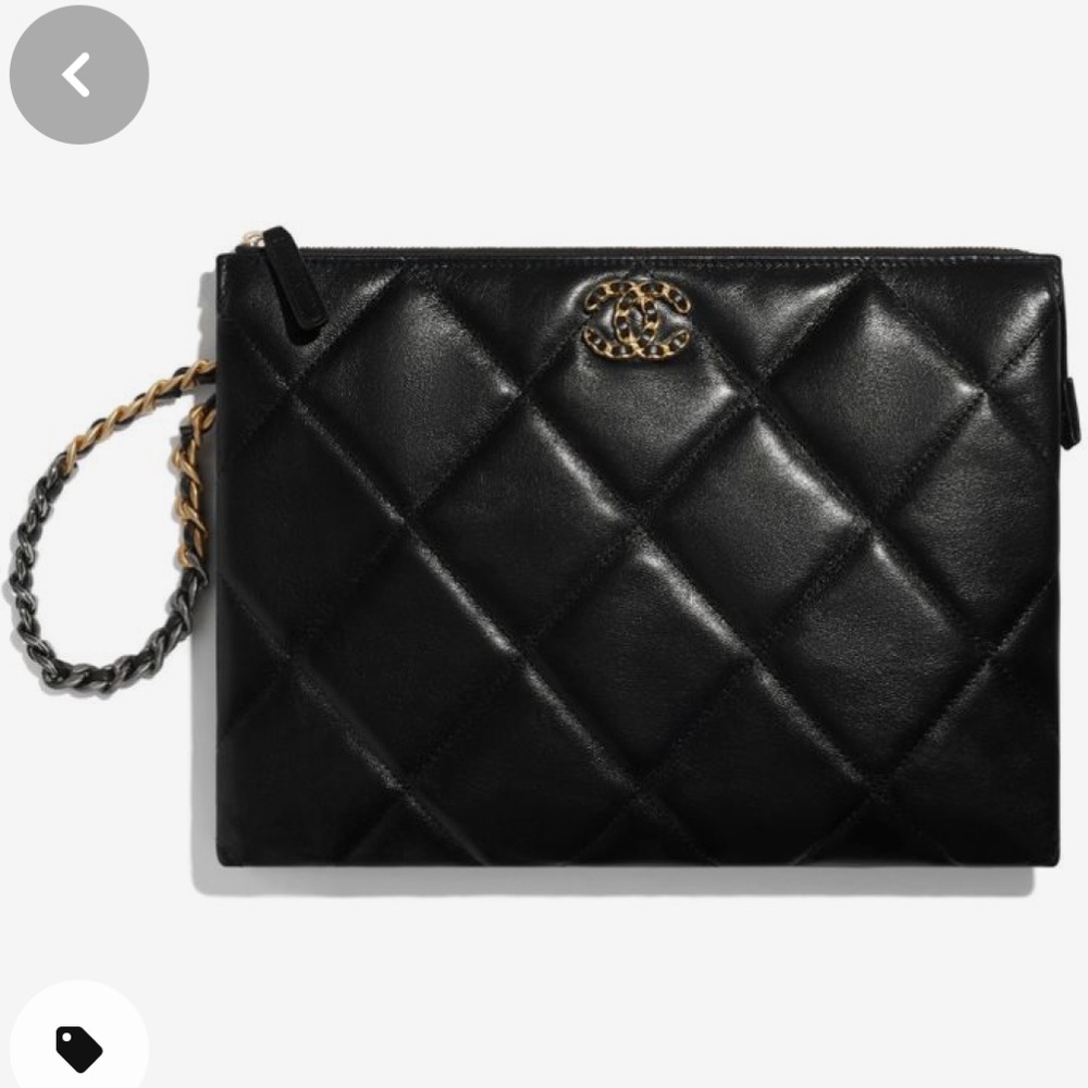 FINAL PRICE REDUCTION Chanel 19 Pouch with Handle